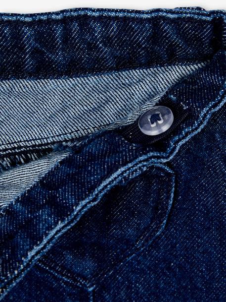 Jupe en jean boutonnée fille denim brut 5 - vertbaudet enfant 