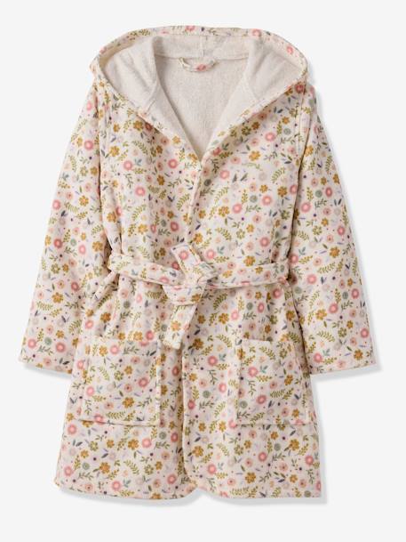 Peignoir de bain enfant personnalisable Petite Licorne, avec coton recyclé blanc imprimé 3 - vertbaudet enfant 