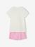 Pyjashort Barbie motif foil brillant rose bonbon 4 - vertbaudet enfant 