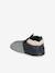 Chaussons élastiqués bicolores en cuir souple bébé rayé bleu 4 - vertbaudet enfant 