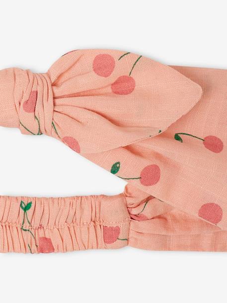 Ensemble bébé fille combinaison + bandeau imprimés rose imprimé+rose pâle+rose poudré+vert céladon imprimé 18 - vertbaudet enfant 