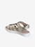 Sandales multi-brides enfant noir+or 9 - vertbaudet enfant 