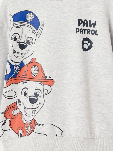 Sweat Pat Patrouille garçon gris chiné 3 - vertbaudet enfant 