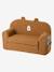 Canapé convertible en mousse et sherpa OURSON camel 4 - vertbaudet enfant 