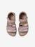 Sandales cuir enfant talon fermé collection maternelle lot marron+lot rose 10 - vertbaudet enfant 