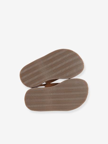Sandales scratchées cuir bébé camel 5 - vertbaudet enfant 