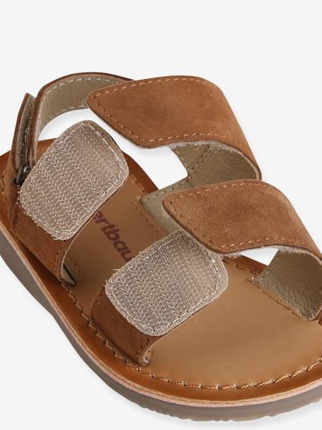 Sandales scratchées cuir bébé camel 6 - vertbaudet enfant 