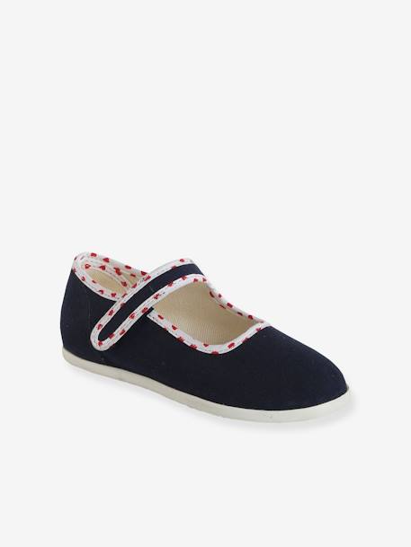Chaussons scratchés enfant marine 1 - vertbaudet enfant 