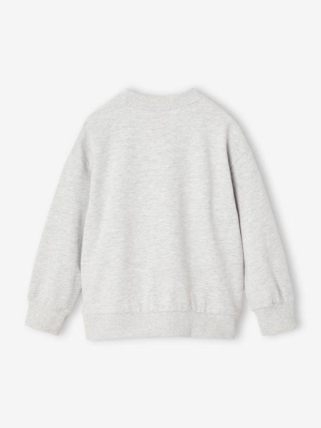 Sweat Pat Patrouille garçon gris chiné 2 - vertbaudet enfant 