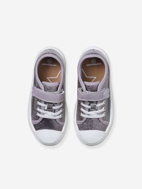 Basket lacets élastiqués et scratchées enfant collection maternelle lilas 4 - vertbaudet enfant 