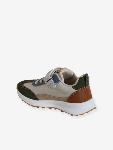 Baskets enfant garçon synthétique à scratchs bleu imprimé+lot beige+lot bleu 10 - vertbaudet enfant 