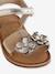 Sandales cuir enfant cérémonie collection maternelle or 6 - vertbaudet enfant 
