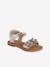 Sandales cuir enfant cérémonie collection maternelle or 1 - vertbaudet enfant 