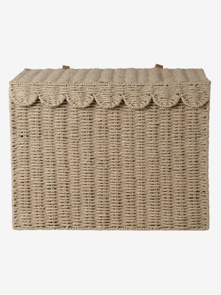 Panier de rangement XL malle en corde de papier FESTON beige 4 - vertbaudet enfant 