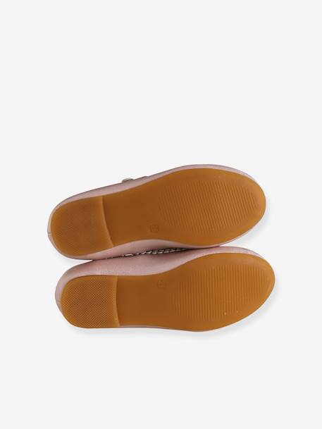 Ballerines pailletées enfant collection maternelle rose pâle 5 - vertbaudet enfant 