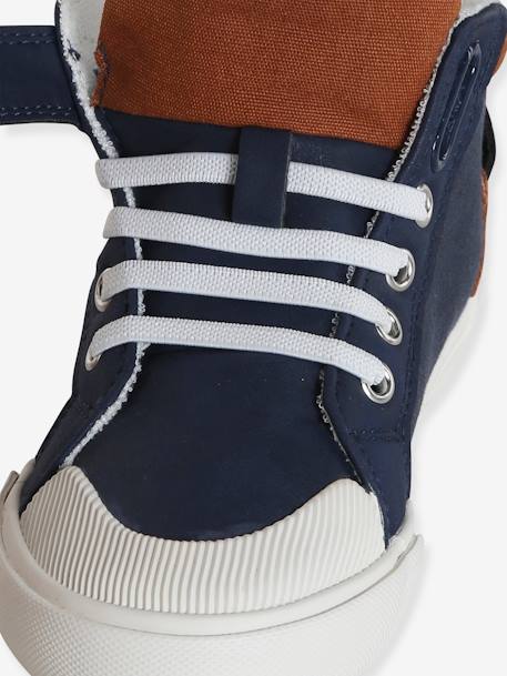 Baskets enfant garçon textile lacets élastiqués marine 7 - vertbaudet enfant 