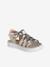 Sandales enfant fille multi-brides collection maternelle noir+or 7 - vertbaudet enfant 