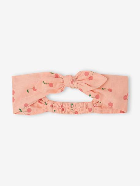 Ensemble bébé fille combinaison + bandeau imprimés rose imprimé+rose pâle+rose poudré+vert céladon imprimé 13 - vertbaudet enfant 