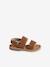 Sandales scratchées cuir bébé camel 2 - vertbaudet enfant 
