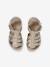Sandales enfant fille multi-brides collection maternelle noir+or 10 - vertbaudet enfant 