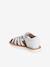 Sandales scratchées cuir bébé bout fermé blanc+lot rose 3 - vertbaudet enfant 