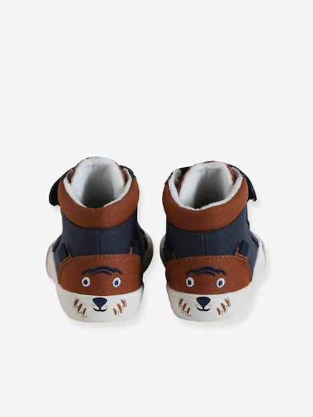Baskets enfant garçon textile lacets élastiqués marine 6 - vertbaudet enfant 