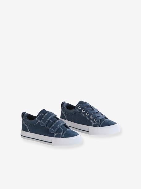 Baskets scratchées enfant collection maternelle gris+marine 11 - vertbaudet enfant 
