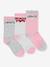 Lot de 3 paires de chaussettes Batwing regular Cut LEVI'S noir+rose 6 - vertbaudet enfant 