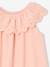 Robe de cérémonie avec collerette brodée fille rose pâle 3 - vertbaudet enfant 
