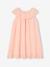 Robe de cérémonie avec collerette brodée fille rose pâle 2 - vertbaudet enfant 