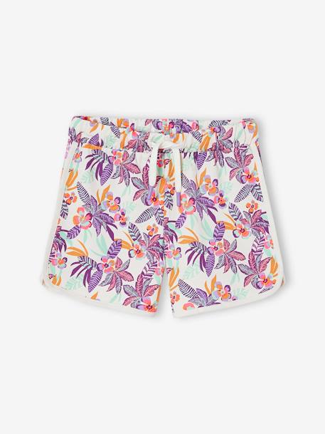 Fille-Vêtements de sport-Short fille sport en molleton 