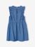 Robe fille denim manches à volants stone 3 - vertbaudet enfant 