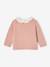 Pull naissance fille col en broderie anglaise rose 2 - vertbaudet enfant 