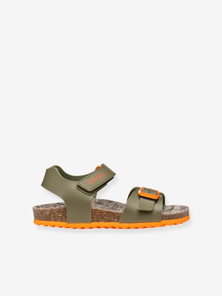 Sandales J GHITA BOY kaki 2 - vertbaudet enfant 