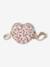 Sac pochette fille forme coeur écru imprimé 2 - vertbaudet enfant 