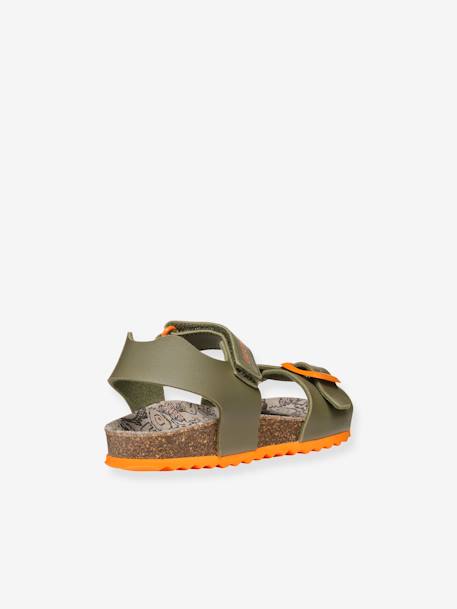 Sandales J GHITA BOY kaki 4 - vertbaudet enfant 