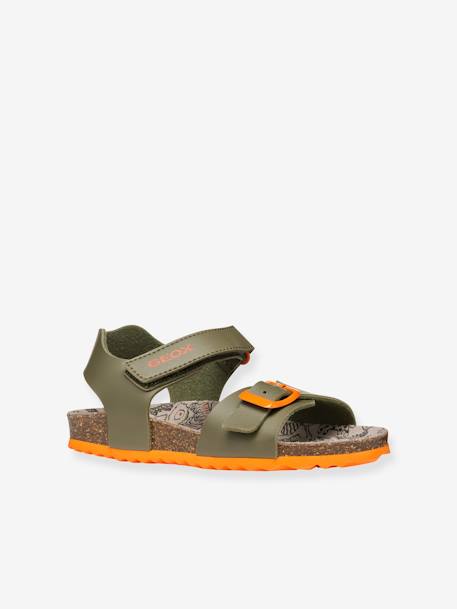 Sandales J GHITA BOY kaki 1 - vertbaudet enfant 