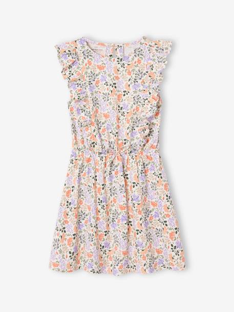 Robe Pour Fille 6 Ans - Manches Longues Vertes En Polycoton - Occasion Très Bon État - Idéale Pour Fête