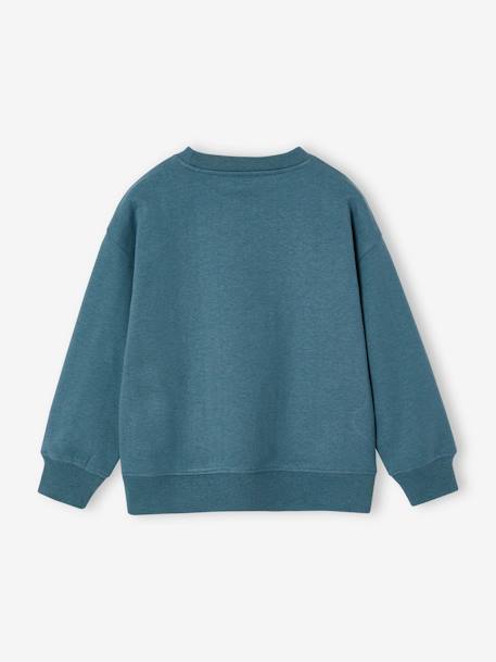 Sweat Super Mario garçon bleu canard 2 - vertbaudet enfant 