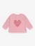 Sweat bébé en coton uni rose 1 - vertbaudet enfant 