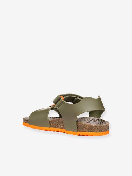 Sandales J GHITA BOY kaki 3 - vertbaudet enfant 