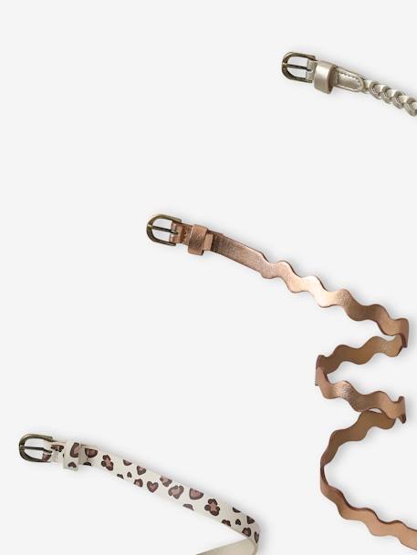 Lot de 3 fines ceintures fille Assorties 2 - vertbaudet enfant 