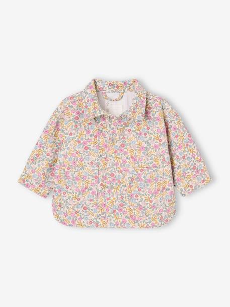 Veste imprimée en toile bébé multicolore 1 - vertbaudet enfant 