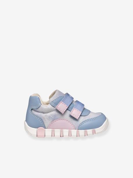 Baskets bébé premiers pas B Iupidoo Boy bleu 2 - vertbaudet enfant 