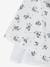 Robe de cérémonie imprimée fleurs fille blanc 5 - vertbaudet enfant 
