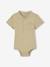 Lot de 2 bodies naissance col mao kaki 3 - vertbaudet enfant 