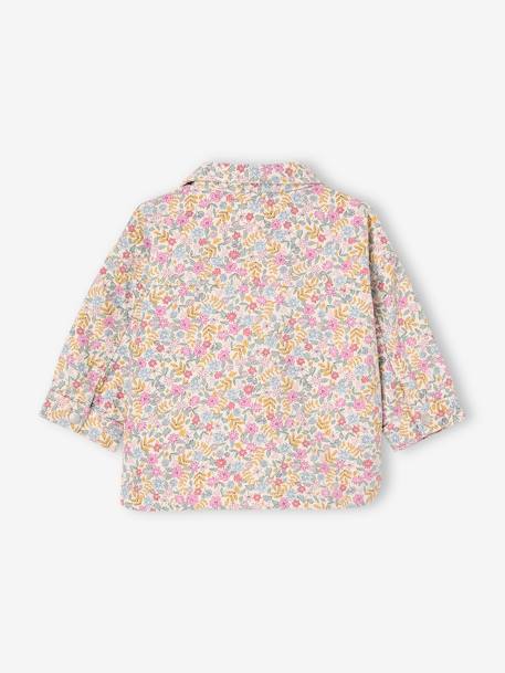 Veste imprimée en toile bébé multicolore 2 - vertbaudet enfant 