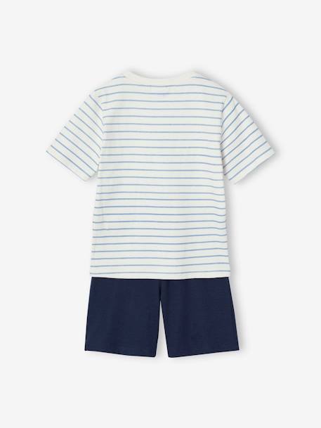 Pyjashort Disney Mickey rayé bleu nuit 5 - vertbaudet enfant 