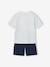Pyjashort Disney Mickey rayé bleu nuit 5 - vertbaudet enfant 