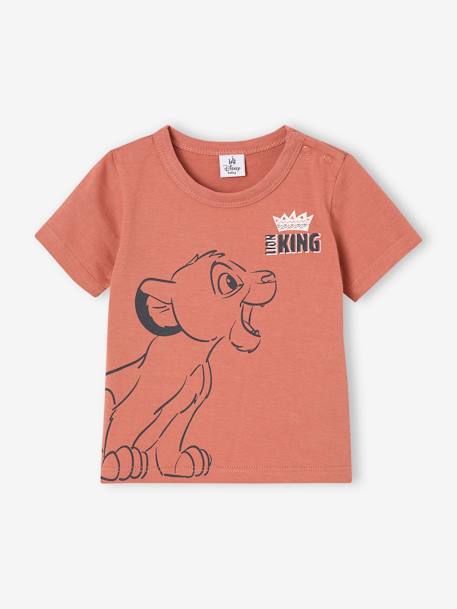 Ensemble bébé T-shirt + short Disney Le Roi Lion rouille 2 - vertbaudet enfant 